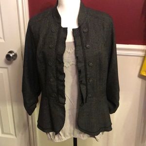 Work tank/blazer combo Maurices/Loft FREE earrings